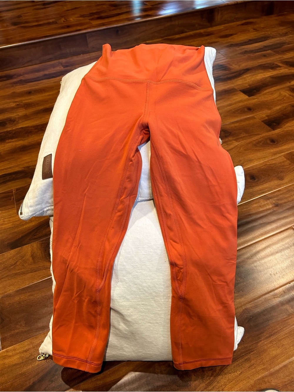 Brunt Orange Lululemon Leggings